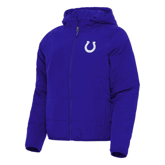 Women's Antigua  Royal Indianapolis Colts  Universe Full-Zip Hoodie Jacket