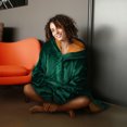 thumbnail image 6 of Catalonia Deluxe Reversible Fleece Oversized Blanket Sweatshirt with Hood Super Soft Warm Large Plush Sleeved Throws for Adult Wom, 6 of 6