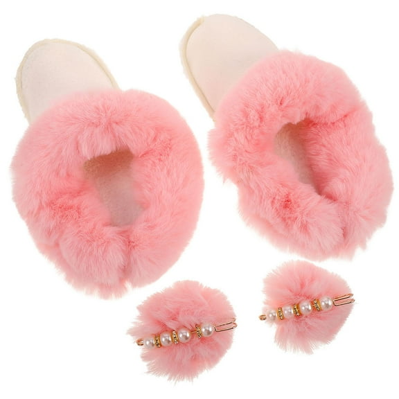 HOOWIFFY Cozy Plush Slipper Insoles for Shoes, Warm and Windproof Removable Liners for Outdoor Use, Size 42-43