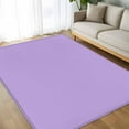 thumbnail image 4 of Violet Purple Area Rugs 5x7 for Living Room, Farmhouse Solid Purple Color Modern Art Non Slip Washable Rug Runner, Low Pile Indoor Floor Carpet Mat Bathroom Rugs for Bedroom, Kids Room, 4 of 9