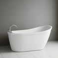 thumbnail image 2 of Proflo PFFSOS25932WH Bingham 59" Free Standing Acrylic Soaking Tub - White, 2 of 7