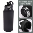 thumbnail image 4 of 33oz Stainless Steel Water Bottle with Straw - BPA-Free, Leak-Proof, Insulated for 24 Hours Cold and 12 Hours Hot, 4 of 8