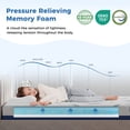 thumbnail image 4 of Arctus Twin Size Mattress in a Box 10" Cooling Gel Memory Foam Mattress Medium Firm, Back to School, 4 of 8
