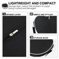 thumbnail image 5 of WRITWAA Black Canvas Lyre Harp Bag 1Set For Storing And Protecting Musical Instruments, 5 of 8