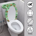 thumbnail image 3 of HELLHERO Charming Halloween Theme Bathroom Seat Covers of Set of 2 Elastic Bottom Toilet Protector Cover Dust-Proof Gift, 3 of 8