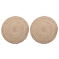 thumbnail image 1 of 2 Pcs Sets de Table Ronds Isolés Thermiquement pour Vaisselle (Café), 1 of 7