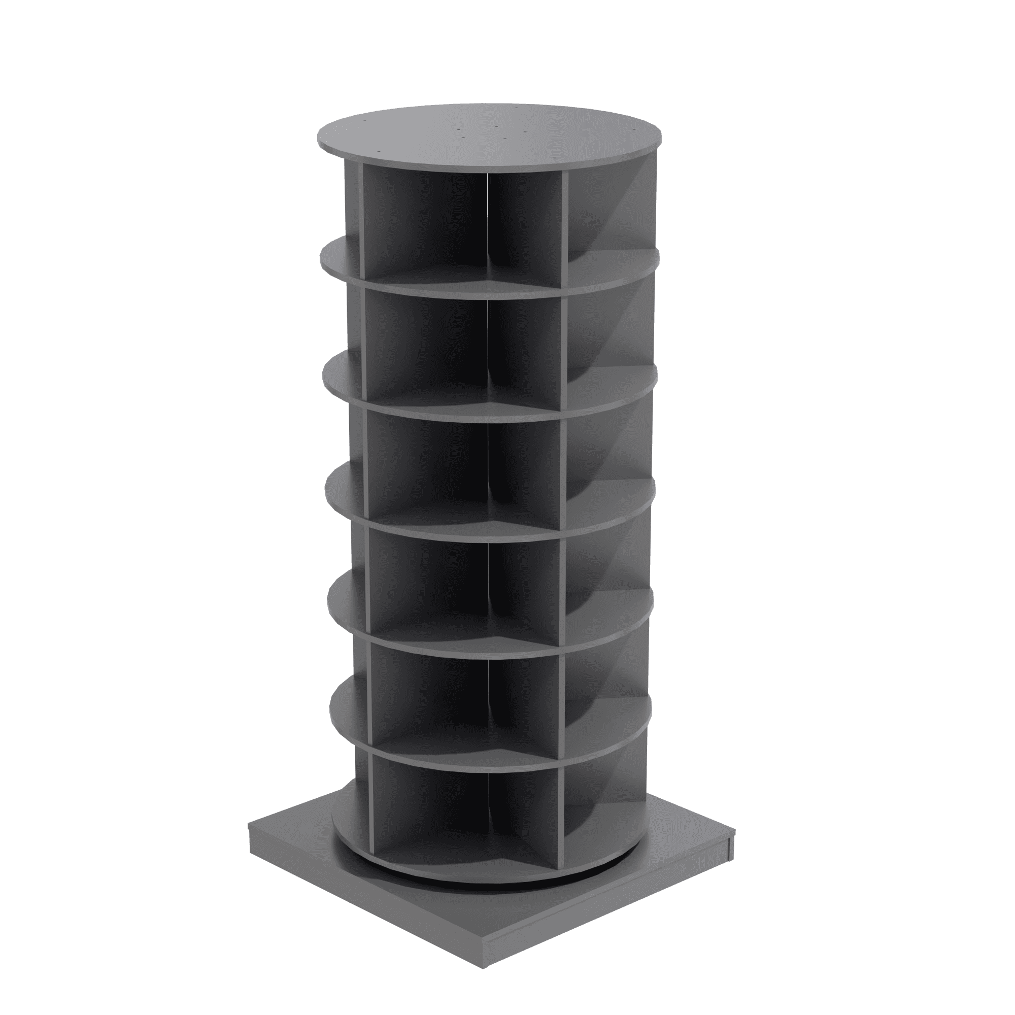 6 Tier Rotating Shoe Rack 360 Round Shoe Rack Vertical Handbag Rotate Shoes Closet Organization