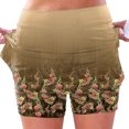thumbnail image 2 of Wxolcjlv Women's Floral Print Skort High Waist Built‑In Short with Side Pockets Skorts, 2 of 4