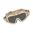 thumbnail image 2 of Gafas deportivas para hombre y mujer, lentes protectoras cómodas a prueba de viento con correa ajustable para montar y hacer senderismo Caqui, 2 of 8