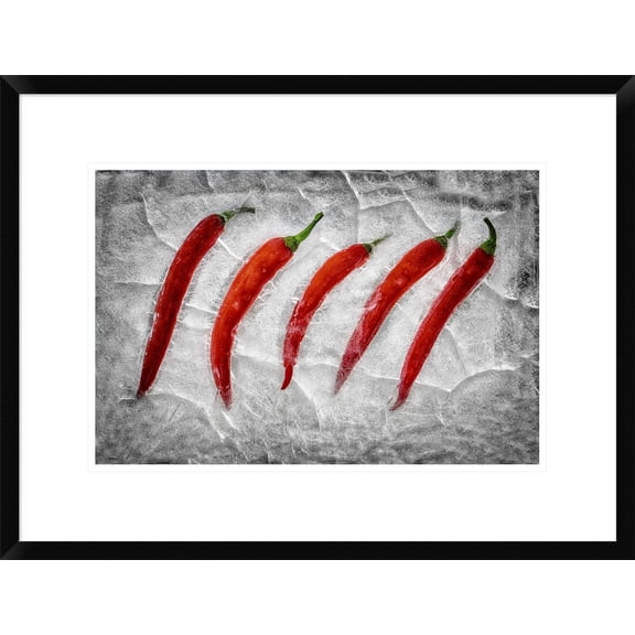 Global Gallery Secundino Losada 'Frozen Fire' Framed Wall Art