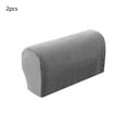 thumbnail image 2 of 2 Pack Elastic Sofa Armrest Covers Thickened Polyester Stain Resistant Slip On Design for Furniture Protection Machine Washable, 2 of 6