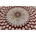 thumbnail image 4 of Rugs.com Rabia Collection Rug – 10' Round Burgundy Low Rug Perfect For Kitchens, Dining Rooms, 4 of 8