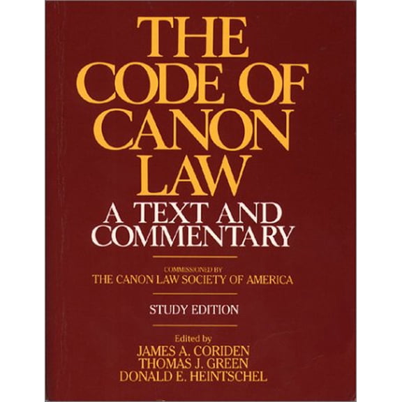 Pre-Owned The Code of Canon Law a Text and Commentary, Study Edition (Paperback) 0809128373 9780809128372