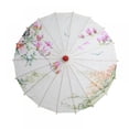 thumbnail image 3 of Plain Bamboo Cloth Parasol Umbrella Great for Wedding Party Favor - for Wedding Parties Photography Costumes Cosplay Decoration and Other Events, 3 of 5