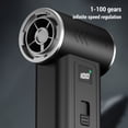 thumbnail image 3 of Electric Air Blower, Strong Power 1 To 100 Gears 130000 RPM Portable High Speed Powerful Handheld Air Blower  for Offices Cars, 3 of 7