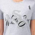thumbnail image 3 of Women's G-III 4Her by Carl Banks  Heather Gray Chicago White Sox Super-Slim Fit Lightweight Shadow Logo Graphic T-Shirt, 3 of 3