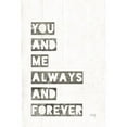 thumbnail image 3 of Rae, Marla 13x18 Black Modern Framed Museum Art Print Titled - You and Me, 3 of 5