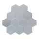 thumbnail image 1 of FOMIYES 12Ud Adhesivo De Pared Hexagonal Plateado Para Interior Sin Dañar Paredes, 1 of 7
