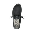 thumbnail image 4 of Hey Dude Men's Wally L Canvas Loafers Black Cotton Canvas Textile Memory Foam 14 US M / EU 47, 4 of 4