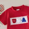thumbnail image 6 of Kogui Toddler Baby Boy Summer Outfit Set Summer Toddler Baby Boy Clothes Aunties Boy Outfits Short Sleeve Tops Shorts Set 6 12 Months (Watermelon Red,6-12 Months), 6 of 6