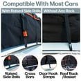 thumbnail image 3 of RoofPax Waterproof Rooftop Cargo Carrier Bag, Heavy Duty Car Top Carrier for Travel, 15 Cft., 3 of 7
