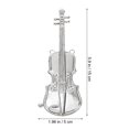 thumbnail image 3 of 12 piezas de adornos de instrumentos de Navidad Modelos de instrumentos Decors colgantes de árboles de Navidad, 3 of 5
