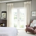 thumbnail image 6 of Industrial Rustic Pipe Black Adjustable Wrap Around Curtain Rods for window, 34"-58", 6 of 8
