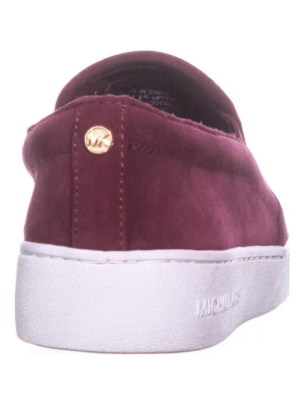 michael kors burgundy sneakers