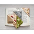thumbnail image 2 of Personalized Hand Embroidered Corner Bookmark,Felt Triangle Page Stitched Handmade Bookmark,Unique Cute Flower Letter Embroidery Bookmarks Accessories for Book Lovers, 2 of 7