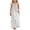 White, variant on mgoYE Girl Summer Casual Maxi Dresses 2026 Solid Backless Sleeveless Spaghetti Strap Loose Travel Beach Vacation Sundress(White,7-8 Years)