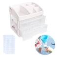 thumbnail image 3 of de almacenamiento de plástico transparente con caja capas Zulema  Contenedores de almacenamiento, 3 of 8