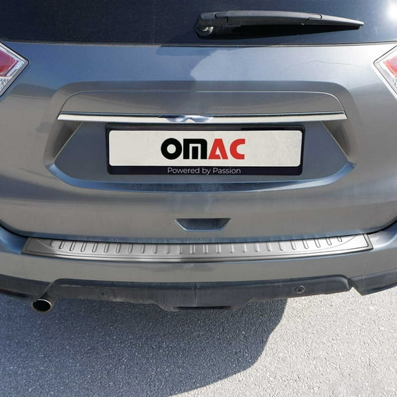 Rear Bumper Sill Cover Guard for Nissan Rogue 2014-2020 Brushed Stainless Steel