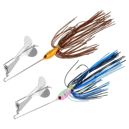 2PCS Fishing Baits Hard Lures Multicolor Swimbaits