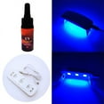 thumbnail image 1 of UV Resin and UV Lamp Kit DIY Fast Curing UV Clear Hard Resin for Making Jewelry durable Making Jewelry Handicrafts Epoxy Resin crafts UV Resin and UV Lamp Kit Clear Hard 3W  Blue, 1 of 2