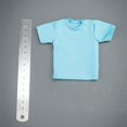 thumbnail image 1 of Ropa de muñeca de figura masculina 1/6 perfecl Camiseta Azul claro, 1 of 8