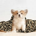 thumbnail image 4 of Pofeuu Leopard Print-1 Print Puppy Blanket,Dog Blankets,Pet Blanket Cozy Cat Blankets for Indoor Cats, Fuzzy Pet Blanket for Kitten Doggy Dog Blankets-Large, 4 of 8