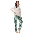 thumbnail image 1 of MintLimit Womens Pajama Set Long Sleeve Sleepwear Nightwear Soft Pjs Lounge Sets Green, 1 of 5