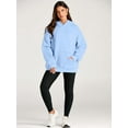 thumbnail image 5 of YATELLE Womens Oversized Hoodies Fleece Sweatshirts Long Sleeve Sweaters Pullover Baggy Hoodie, 5 of 7