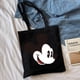 thumbnail image 4 of Bolso de mano de lona para mujer, estilo urbano, de Disney, Minnie y Mickey Mouse, ecológico, estilo Harajuku, 4 of 5