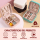 thumbnail image 5 of Alhajero Portátil Para Viaje Estuche Organizador De Joyas Rosa-JUSTCLICK MX, 5 of 7