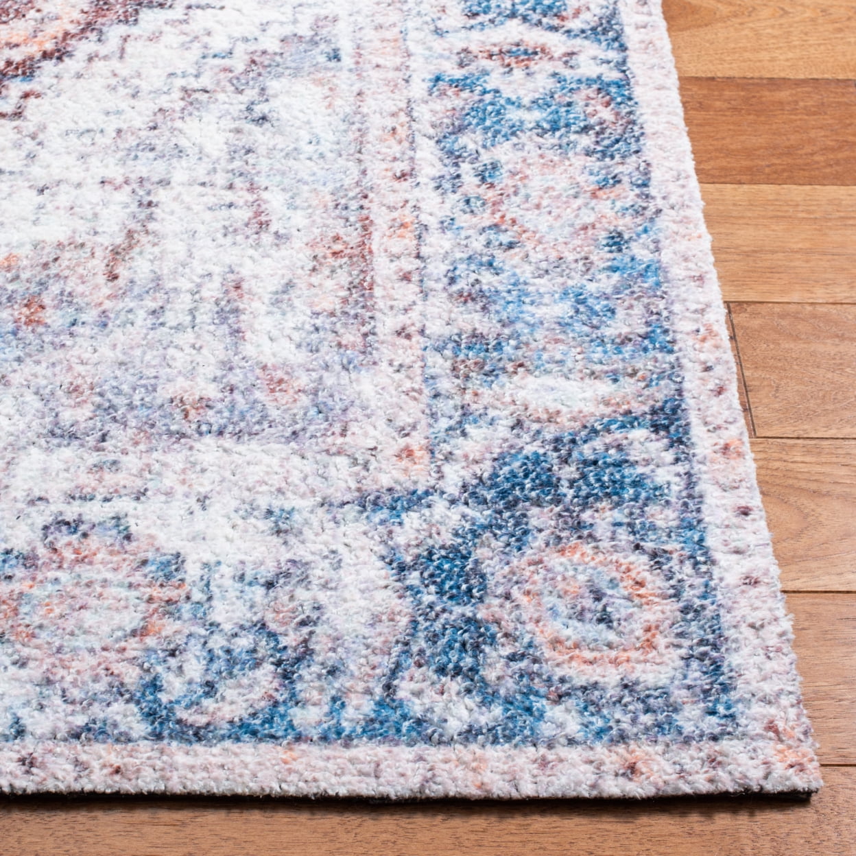 SAFAVIEH Classic Vintage Leandre Medallion Area Rug, Rust/Blue, 8' x 10'