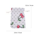 thumbnail image 3 of 10 Pcs Drawstring Bags Chinese Style Cherry Printing Dried Flowers Sachets Small Fresh Gift Pouch Storage Bags, 3 of 8