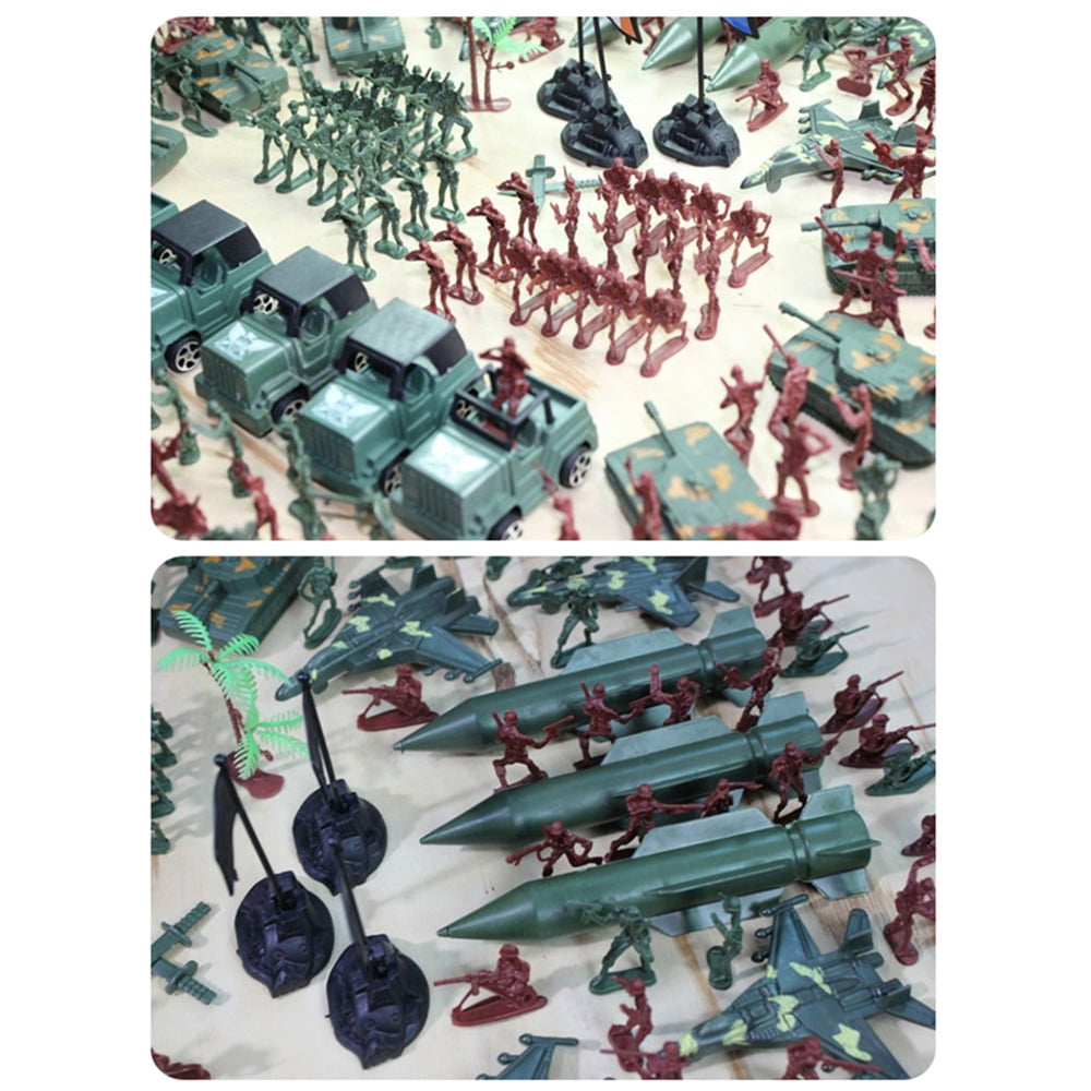 307pcs Military Figures Accessories Army Men Soldiers Military Model Playset Toy 