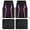 Pink, variant on Auto Drive 4Piece Rubber Car Floor Mats Carbon Fiber Black - Universal Fit, 24WM17