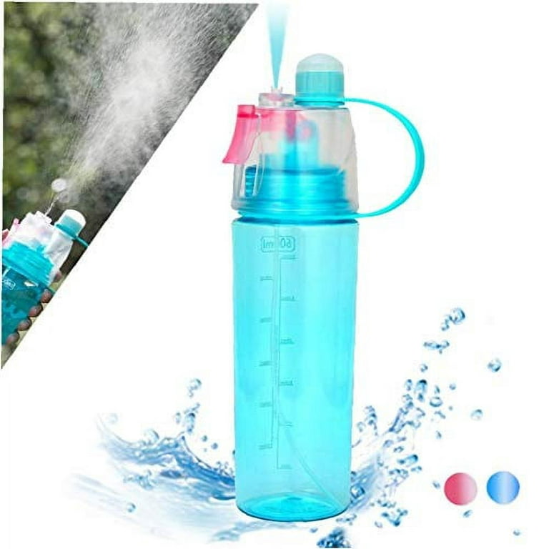 extra large Water Bottle 32 OZ Gym Sport Bottle 2 in one sip and misting  spray