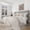 Light Gray, variant on Frostbloom Full Size Velvet Upholstered Bed with Wingback Headboard, White