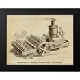 thumbnail image 2 of Inventions 24x19 Black Modern Framed Museum Art Print Titled - Wadsworths Rotary Spader and Pulverizer, 2 of 5