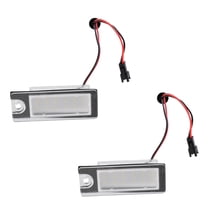 Unique Bargains 2pcs LED License Plate Light Car Number Lamp White Light for Volvo V70 2001-2007 CX70 S60 2001-2006