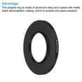 thumbnail image 4 of Unique Bargains 40.5mm-67mm Step Up Ring with Cleaning Cloth, 2 Pack Camera Lens Filter Adapter Ring, Black, 4 of 6