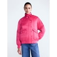 thumbnail image 2 of Free Assembly Women's Bow Tie Bomber Jacket, Sizes XS-XXL, 2 of 6
